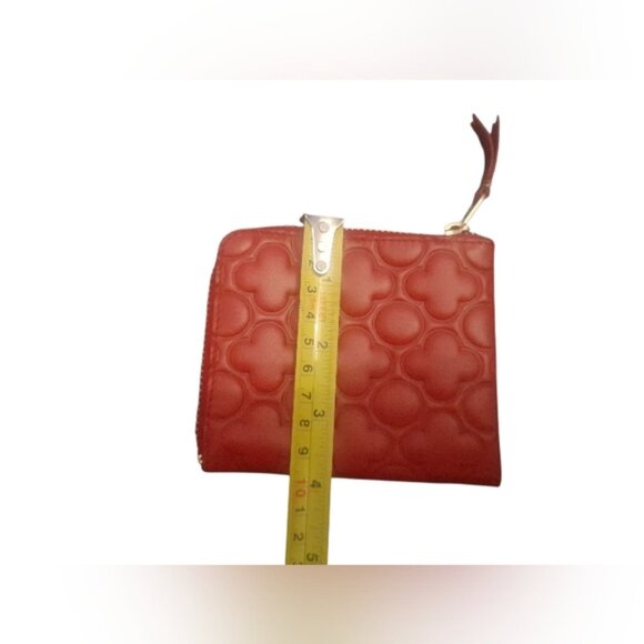 COMME des GARCONS Embossed Red wallet - Picture 12 of 13